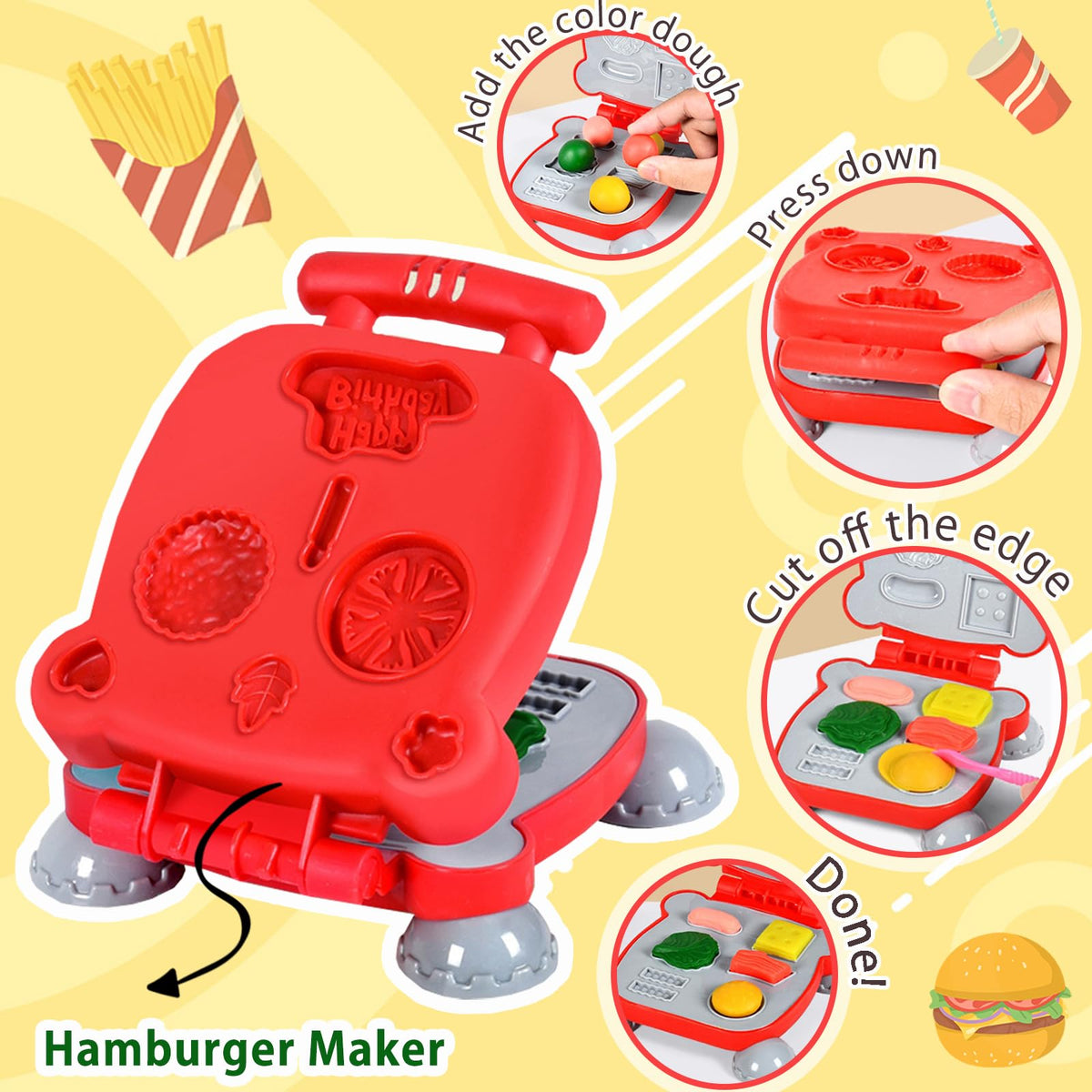 Crelloci color dough modeling cans offer vibrant hues for hands-on creativity.