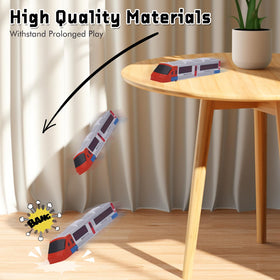 Crelloci Bullet Train no batteries required for mess-free play anywhere