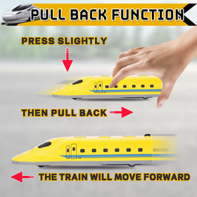 Crelloci Bullet Train twelve engines in colorful finish for group play