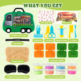 Crelloci wheeled case keeps toys organized and portable for travel.