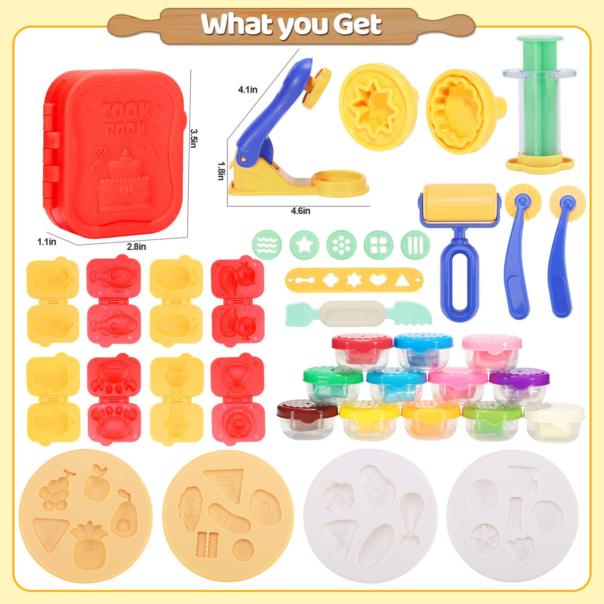 Crelloci set supports open-ended kitchen roleplay and storytelling.