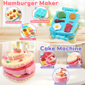 Crelloci four-in-one color dough ice cream maker in action.