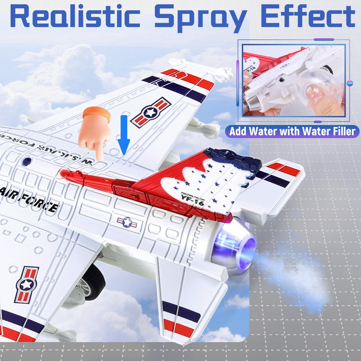 Crelloci jet lights and sounds enhance immersive cockpit ambience