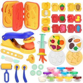 Crelloci Play Color Dough Tools Set full kit for imaginative play at home.