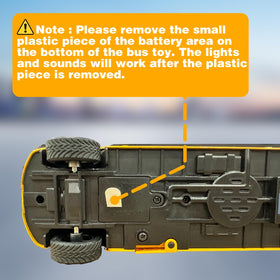 Crelloci school bus toy packaging is gift-ready for birthdays or holidays