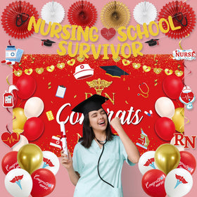 Crenics Paper Fans Decor adds color and texture to portraits.