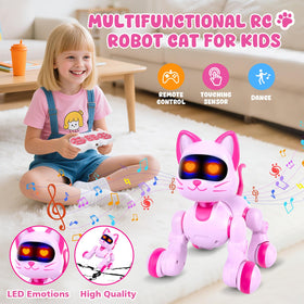 Cretargio Robot Cat dance action demonstrates remote control fun for kids