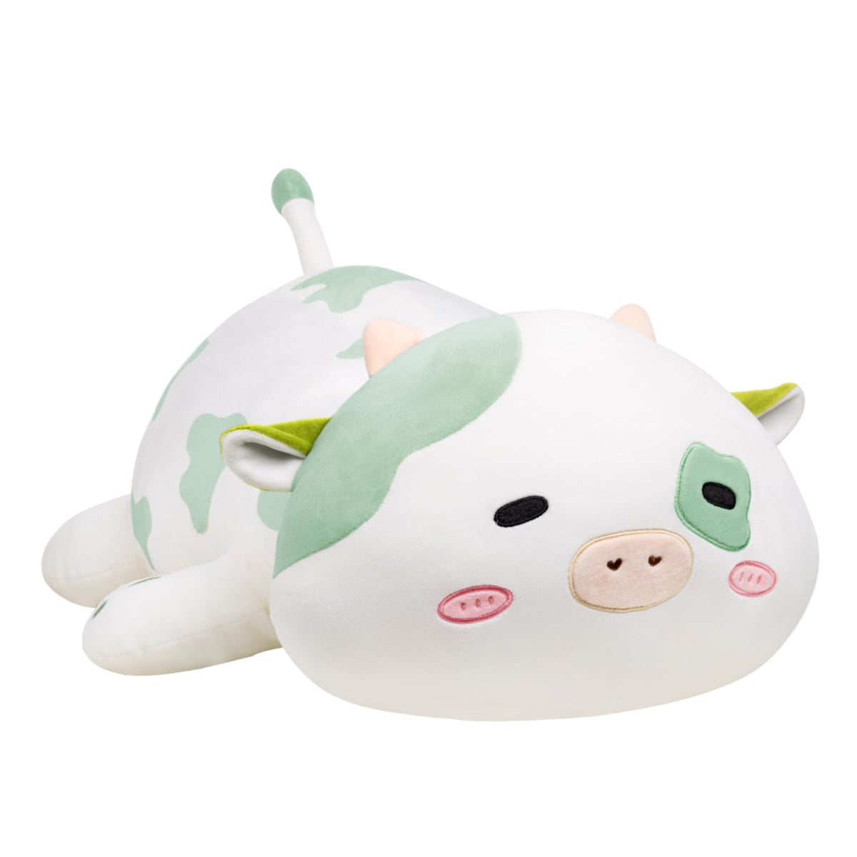 Crillop 23inch weighted spotted cow plush with fixed weights for a stable hug