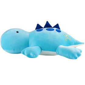Crillop blue dinosaur 24-inch weighted plush ready for a comforting hug.