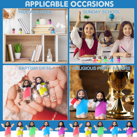 CroBlissful bulk pack of 100 Little Jesus figurines for sharing at events