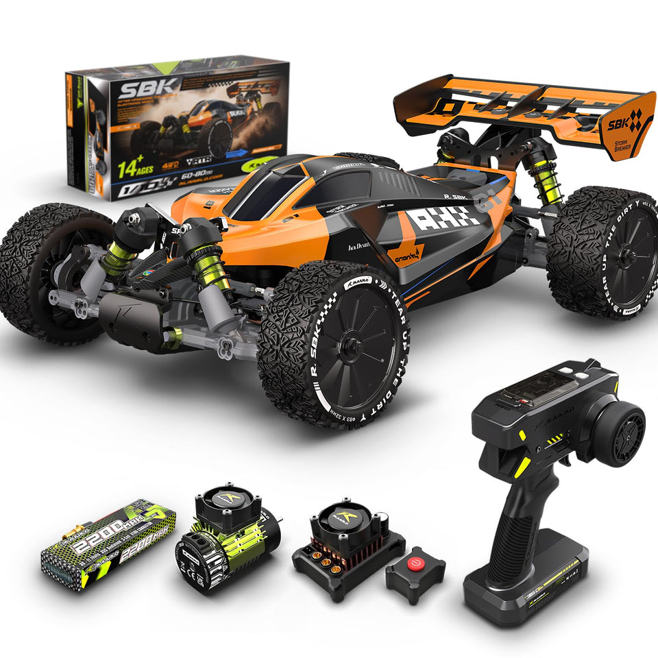 CROBOLL RLAARLO brushless motor offers top speed and quick acceleration.