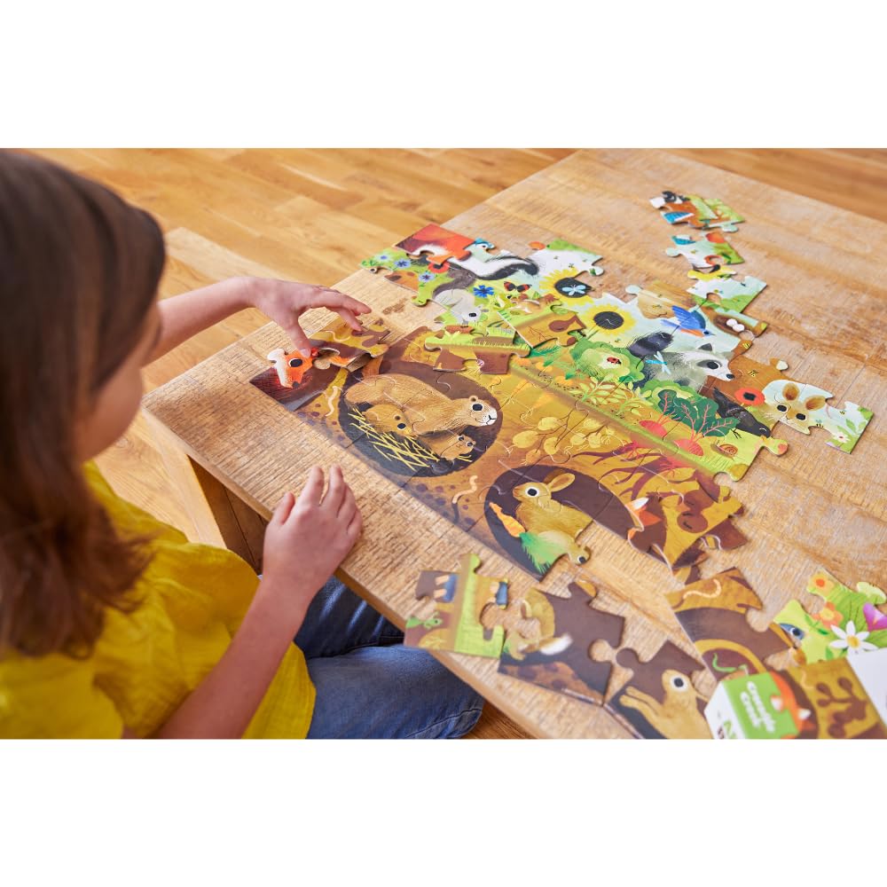 Crocodile Creek Above + Below uses soy-based inks on recycled cardboard.