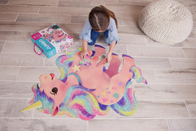 Crocodile Creek Above + Below unicorn artwork appeals to children ages 4 to 8.