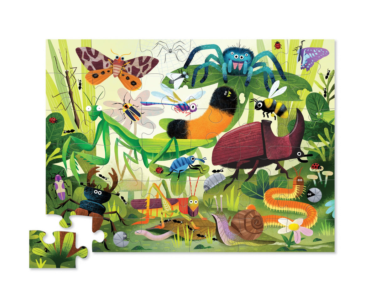 Crocodile Creek floor puzzle for ages 3–5 supporting hand-eye coordination.