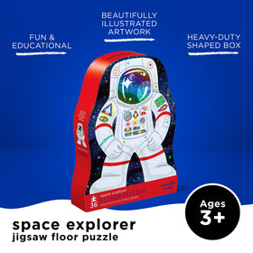 Crocodile Creek bright space-scene artwork to boost visual recognition during play.