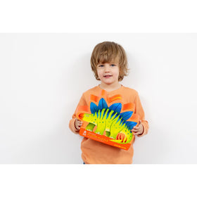Crocodile Creek Dino Land puzzle pieces with large grips for little fingers
