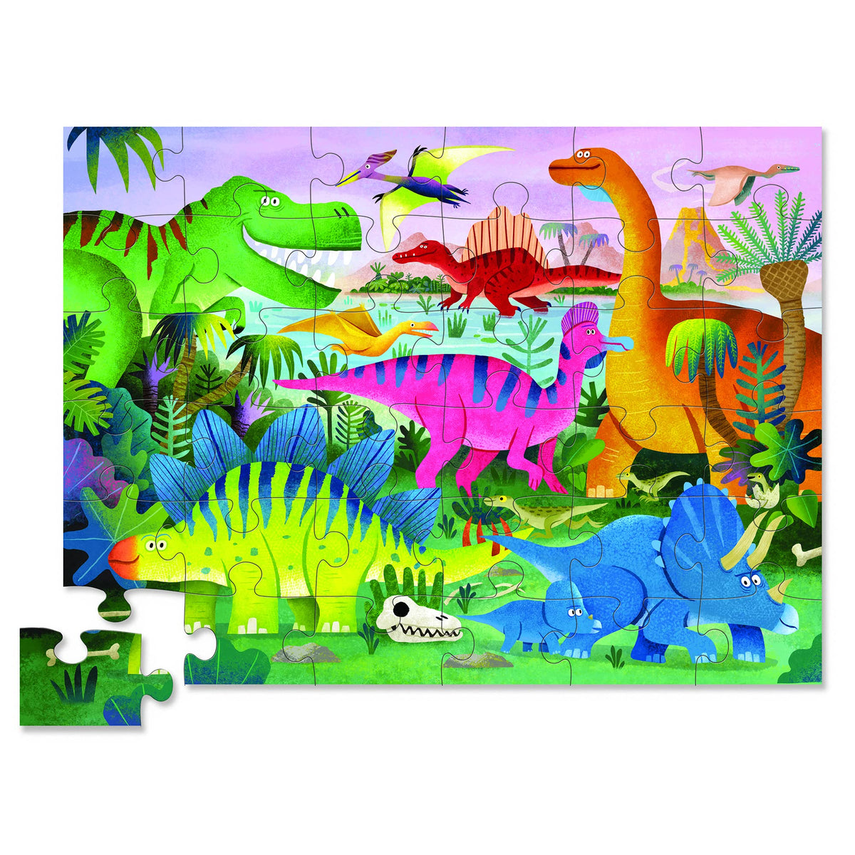 Crocodile Creek Dino Land storage box ensures safe, neat storage