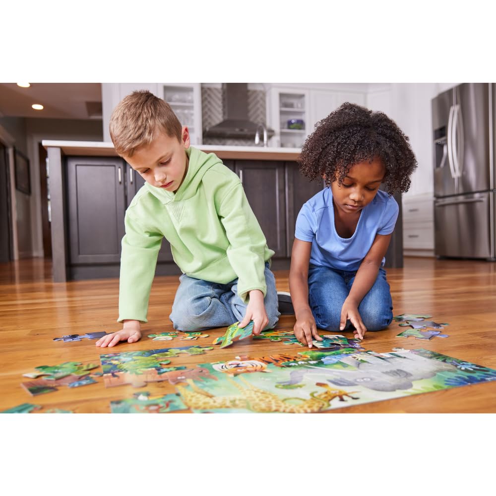 Crocodile Creek travel-friendly puzzle fits car rides and waiting rooms.