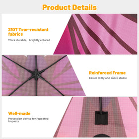 Crogift quick-assembly kite design, beginner friendly with non-toxic materials for safe fun.