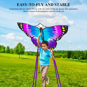 Crogift butterfly kite with vibrant patterns inspiring imagination