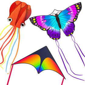 Crogift delta kite large in sky for active kids
