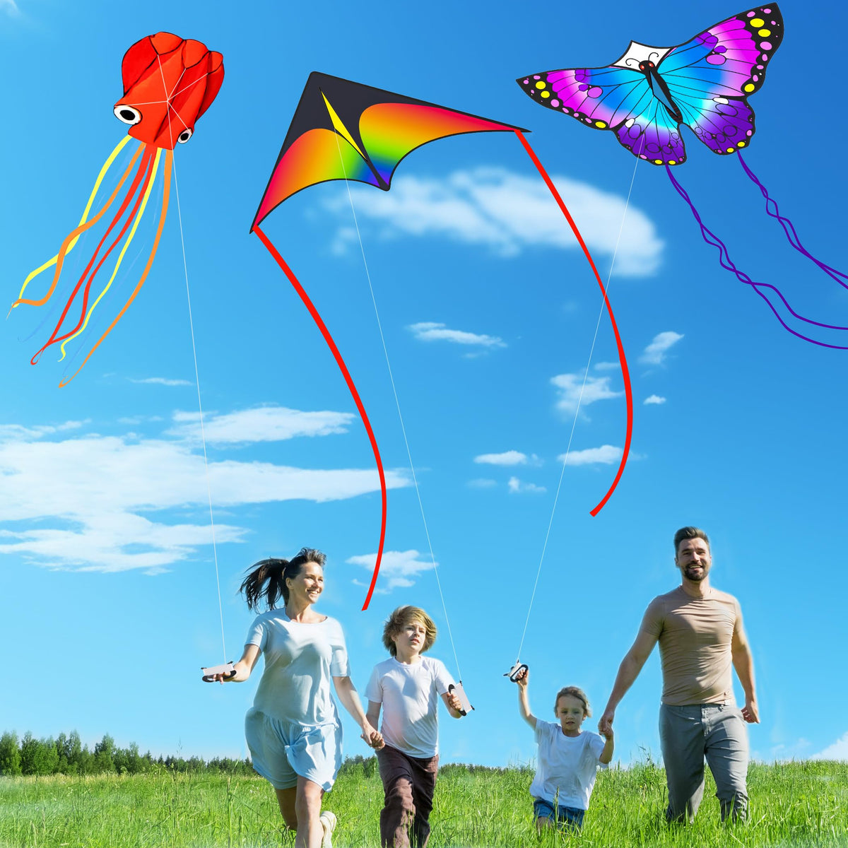 Crogift kite festival visuals with bright patterns and easy handling