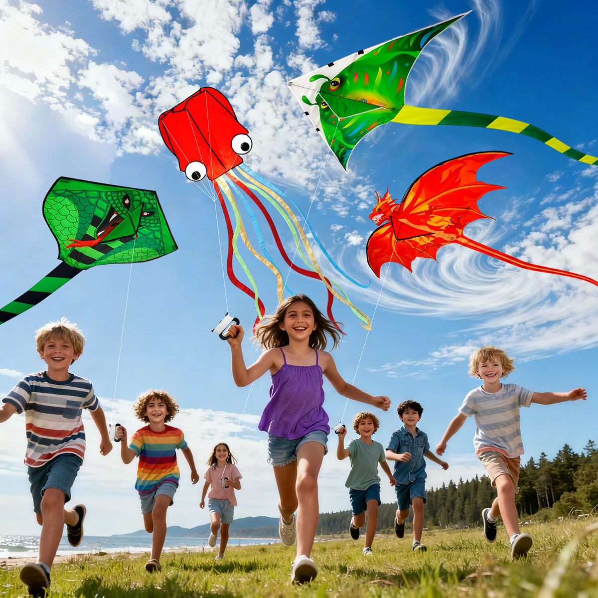 Crogift kite set as a festive gift idea for Easter and outdoor events