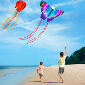 Crogift kite handles provide steady launching control
