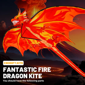 Crogift Large Snake Kite adds color to family outdoor activities by the sea