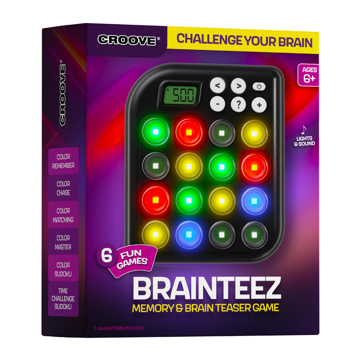 Croove Color Sudoku game screen boosts pattern recognition.