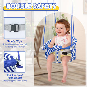 CROSDE Toddler Swing assembly in minutes with simple quick-connect hardware.