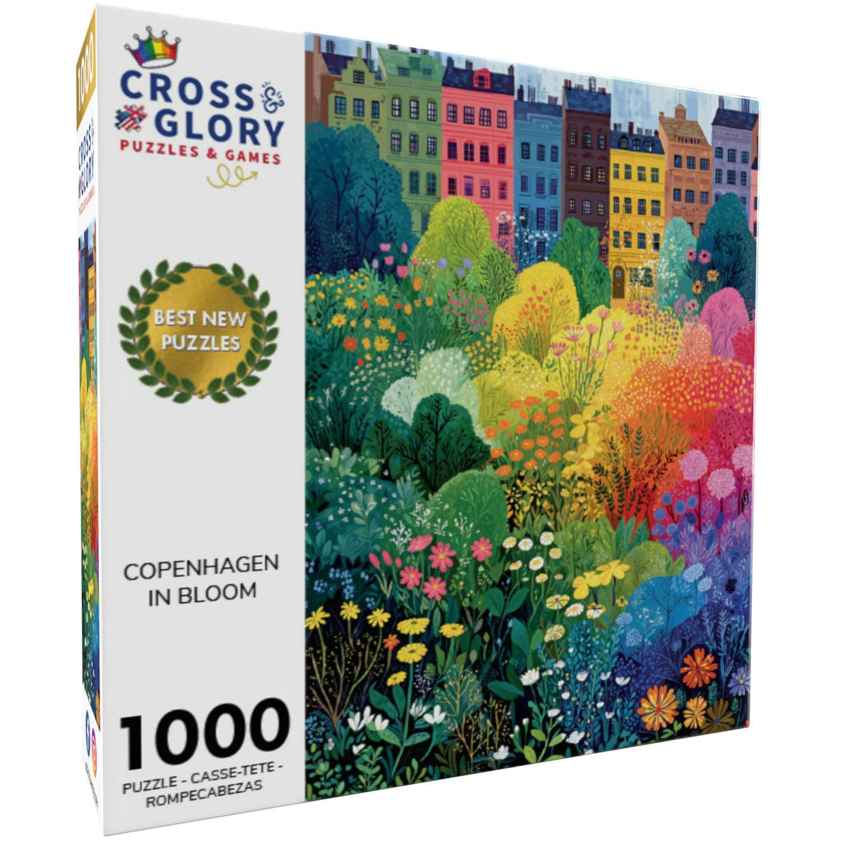 Cross & Glory ribbon-cut puzzle detail showing precise interlocking pieces for a satisfying fit.