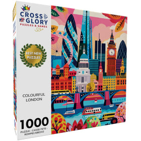 Cross & Glory Colourful London Big Ben focus for a challenging yet enjoyable build