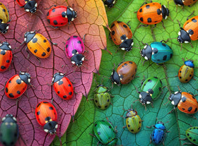 Cross & Glory The Ladybug Rainbow puzzle box and pieces for relaxing unboxing.