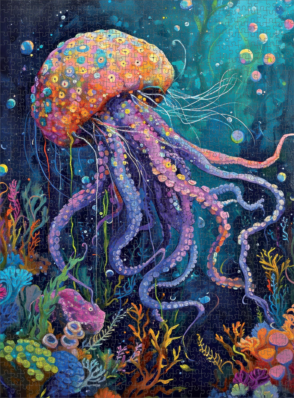 Cross & Glory Marine Life Detail featuring intricate pieces for focused concentration.