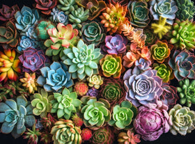 Cross & Glory Succulent Symphony cover with vibrant colors for captivating display