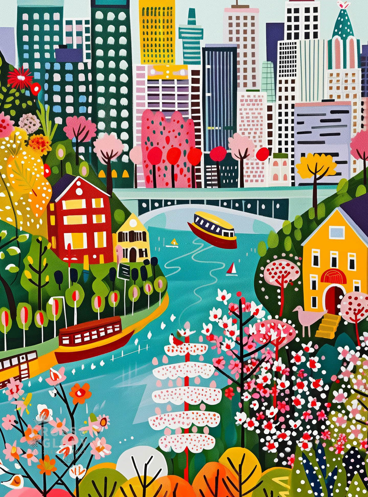 Cross & Glory Vancouver Under Open Skies puzzle cover with bold colors inviting calm focus.