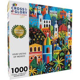 Cross & Glory Vivid Vistas Mexico City puzzle colors invite immersive evenings of art.