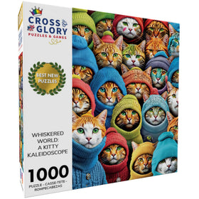 Cross & Glory Whiskered World satin finish reduces glare for clear color reading
