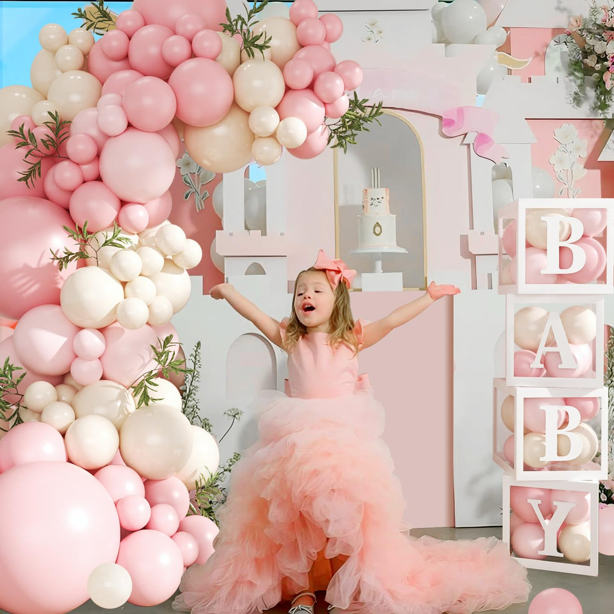 CROSSFINGERS Balloon Chain included for easy arch framing and a polished look.