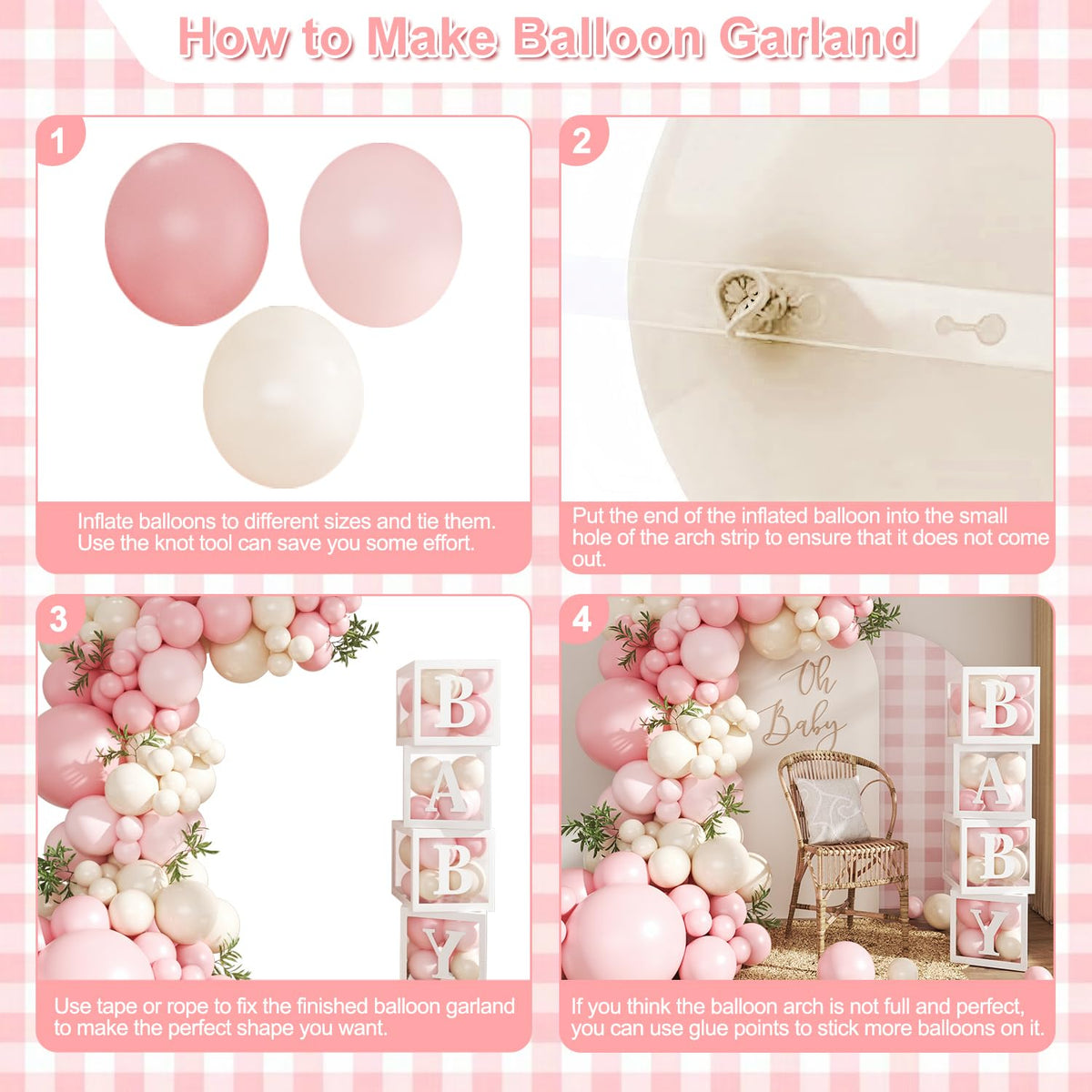 CROSSFINGERS Boho party decor idea with pink arch for photos and celebrations.