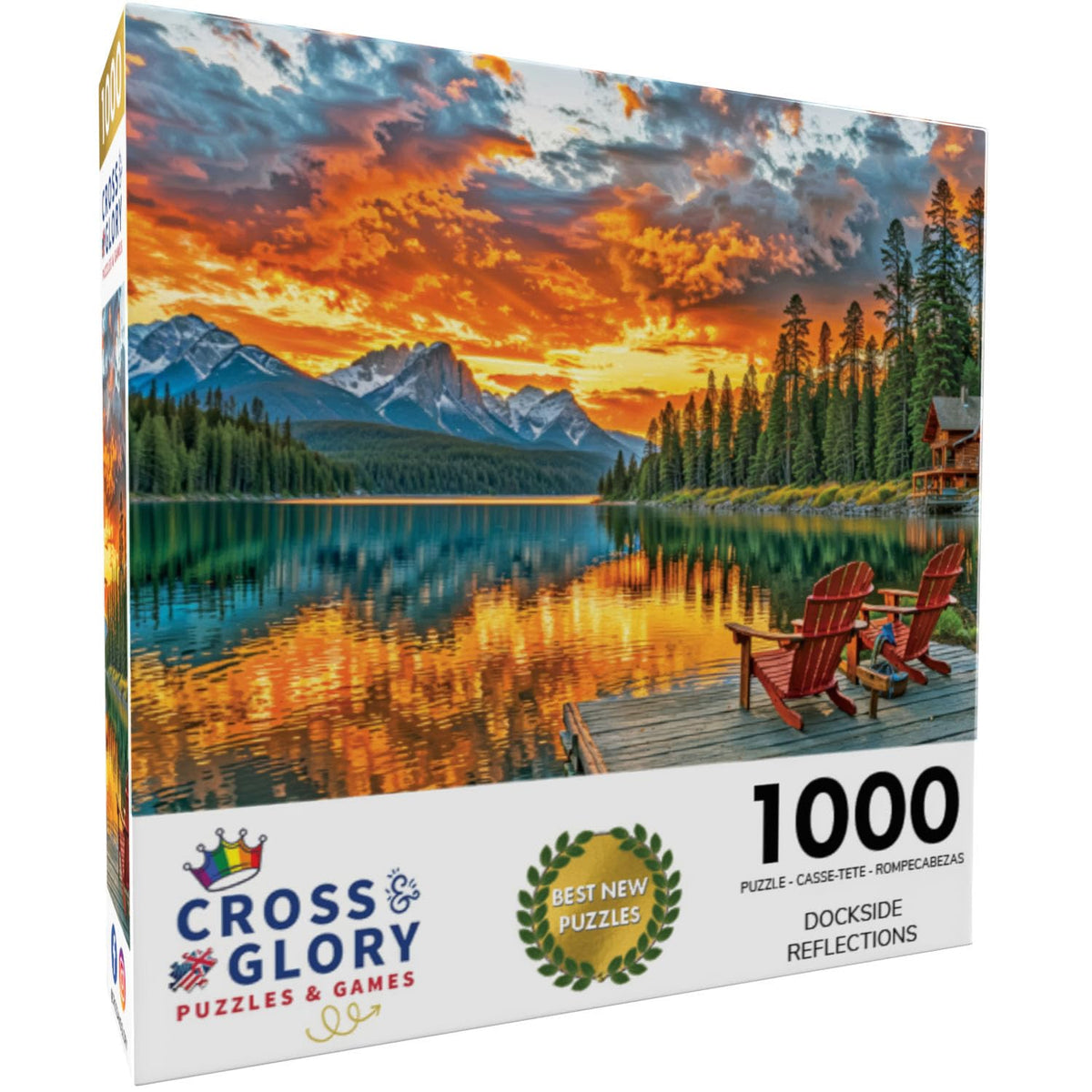 Cross & Glory Dockside Reflections sunset lake close up pieces used to unwind after a busy day