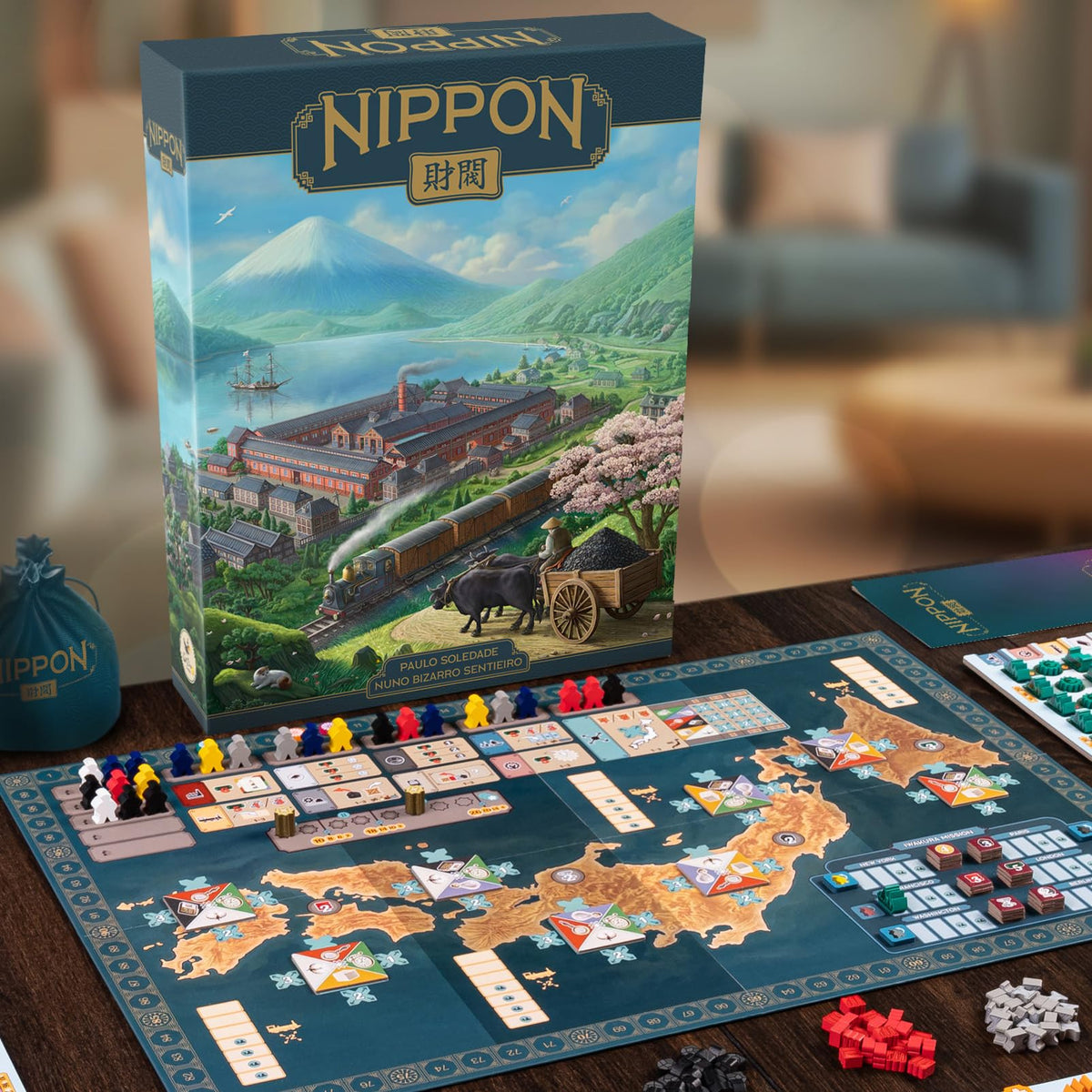 Crowd Games Nippon railroad expansion enables regional connectivity and scoring opportunities.