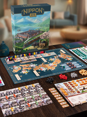 Crowd Games Nippon worker placement system rewards precise timing and engine planning.
