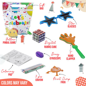 Crown Display pre-filled bag includes pinball game for interactive party fun