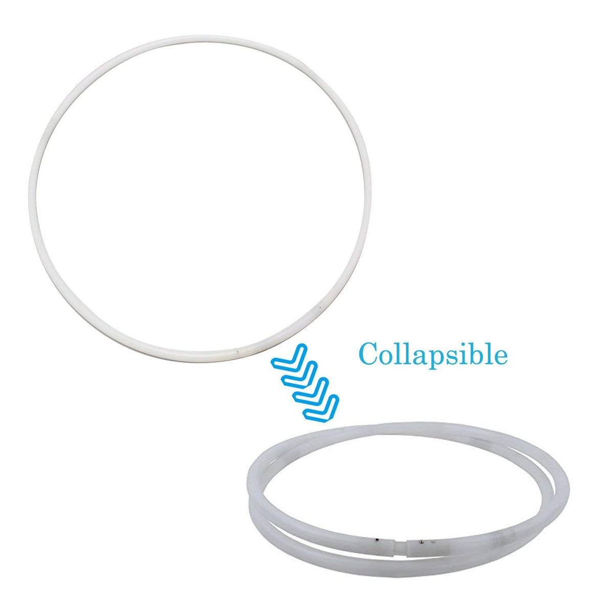 CRTEPST LED hoop battery-powered lighting for evening sessions.