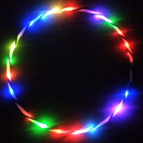 CRTEPST LED hoop with colorful LEDs for vibrant dance patterns.