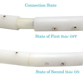 CRTEPST LED hoop folds compactly for travel and storage.