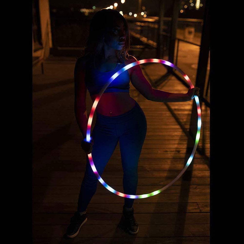 CRTEPST LED hoop folds for compact travel and storage