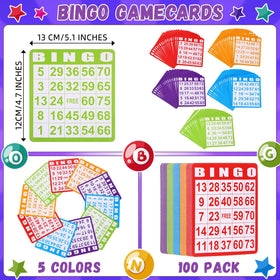 Crtiin 100 bingo cards with bold numbers support quick reading in large groups.